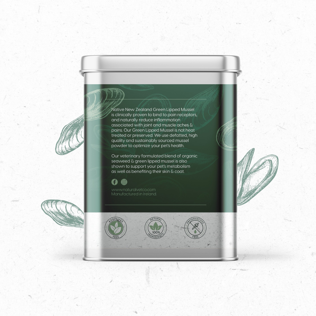 Natural Vet Co. Green Lipped Mussel & Organic Seaweed Blend