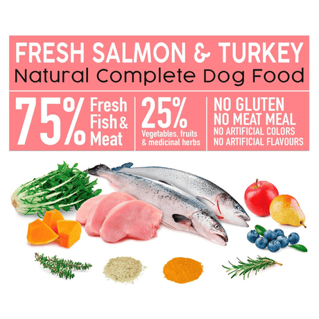 Arquivet Fresh Salmon & Turkey - Semi Moist Cold Pressed Dog Food