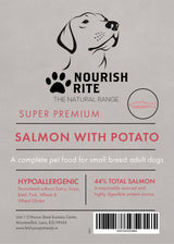 Nourish Rite  Premium Adult Small Breed Salmon and Potato