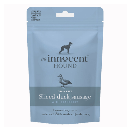 Innocent Hound Sliced Duck Sausage with Cranberry
