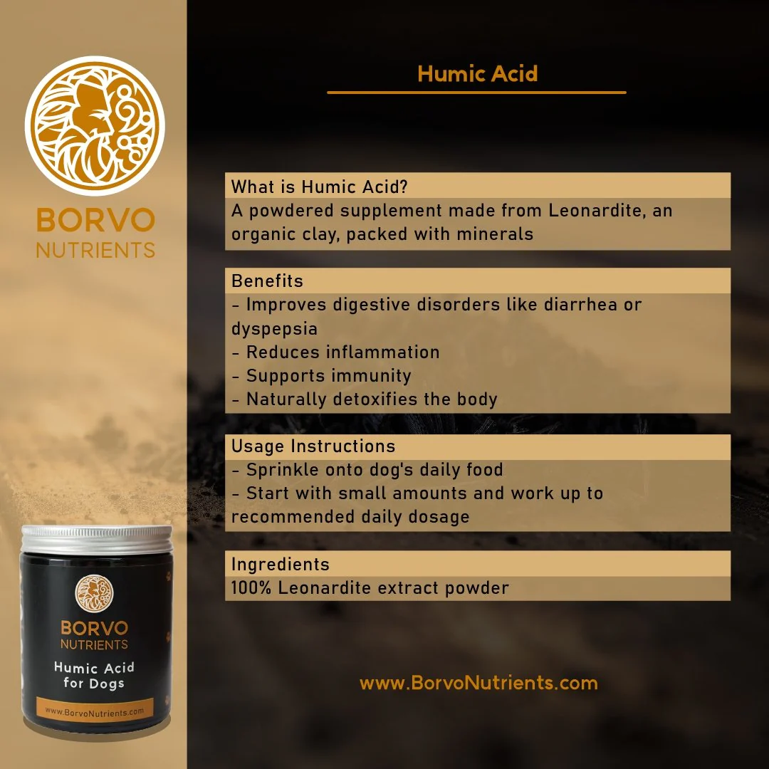 Humic Acid for Dogs - Borvo Nutrients