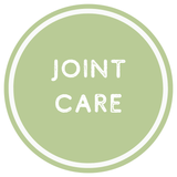 Green circle with 'JOINT CARE' text in the center