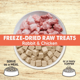 Arquivet Freeze Dried Raw Treats - Rabbit & Chicken Cubes