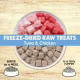 Arquivet Freeze Dried Raw Treats - Tuna & Chicken Cubes