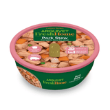 Container of Arquivet Fresh Home Pork Stew for dogs on a white background