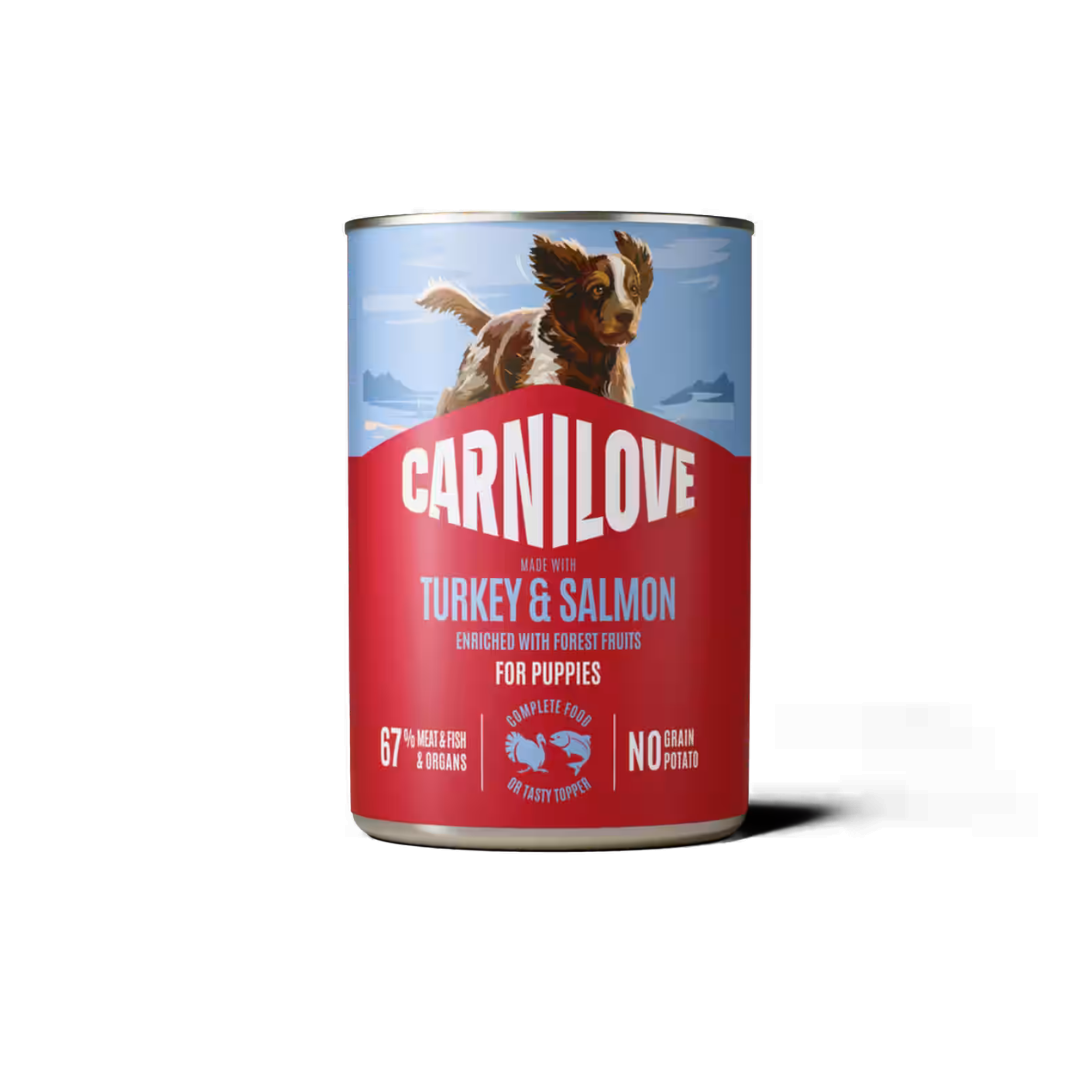 Carnilove Salmon and Turkey Tin for Puppies
