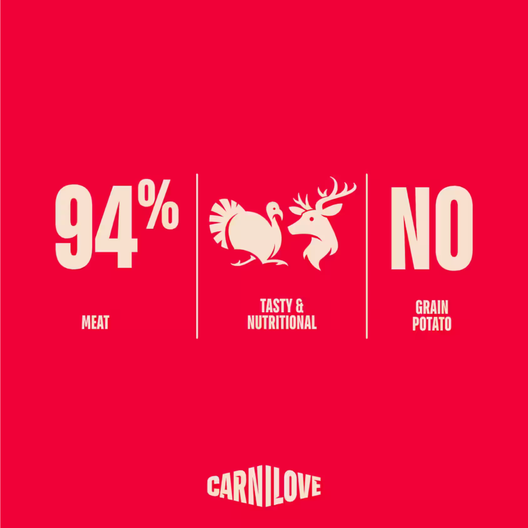 Carnilove Venison & Turkey Freeze-Dried Raw Dog Treats