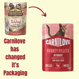 Carnilove Turkey with Valerian Root Cat Pouch