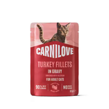 Carnilove Turkey with Valerian Root Cat Pouch