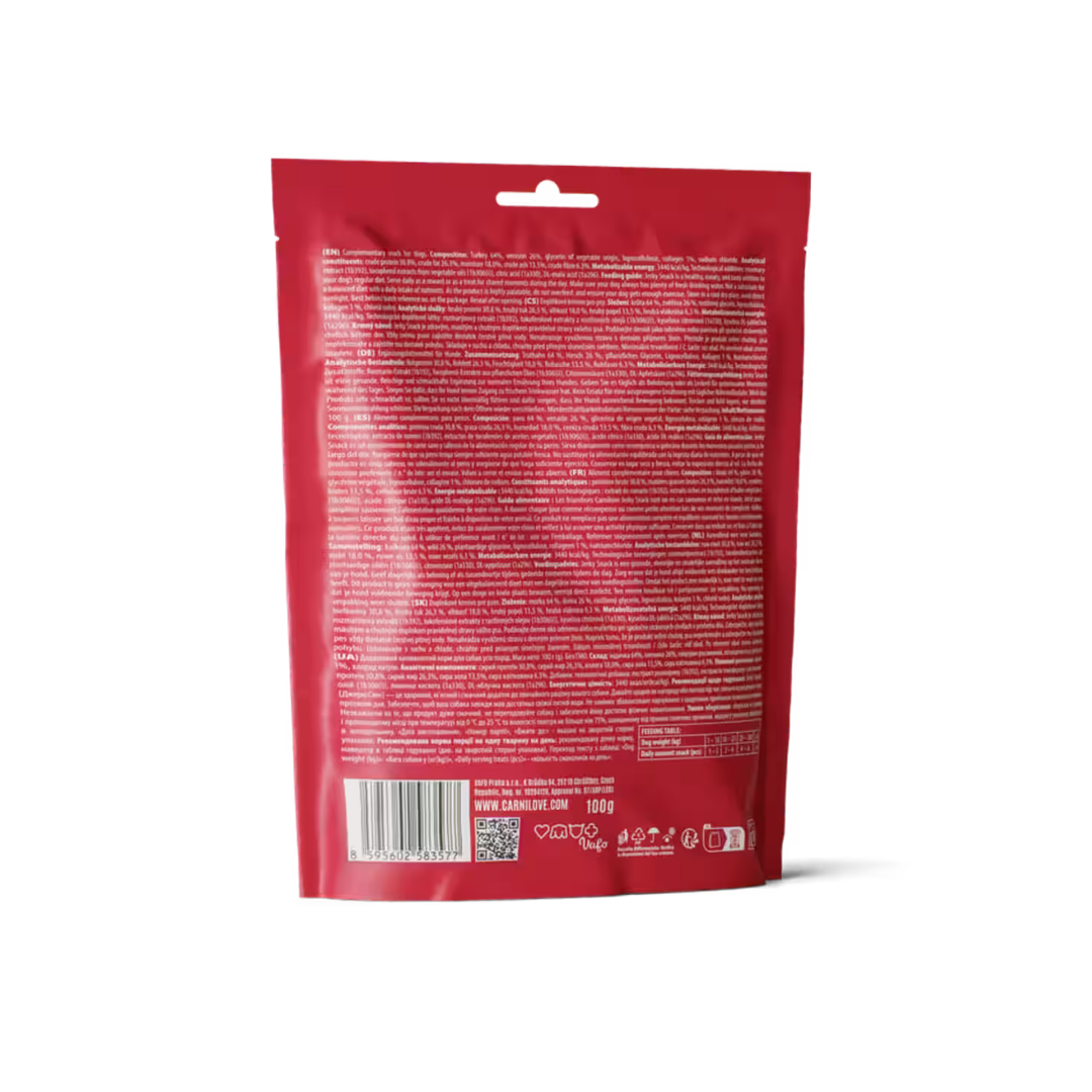 Carnilove Turkey with Venison Meat Jerky