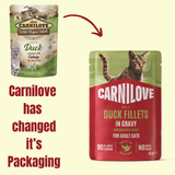 Carnilove Duck with Catnip Cat Pouch
