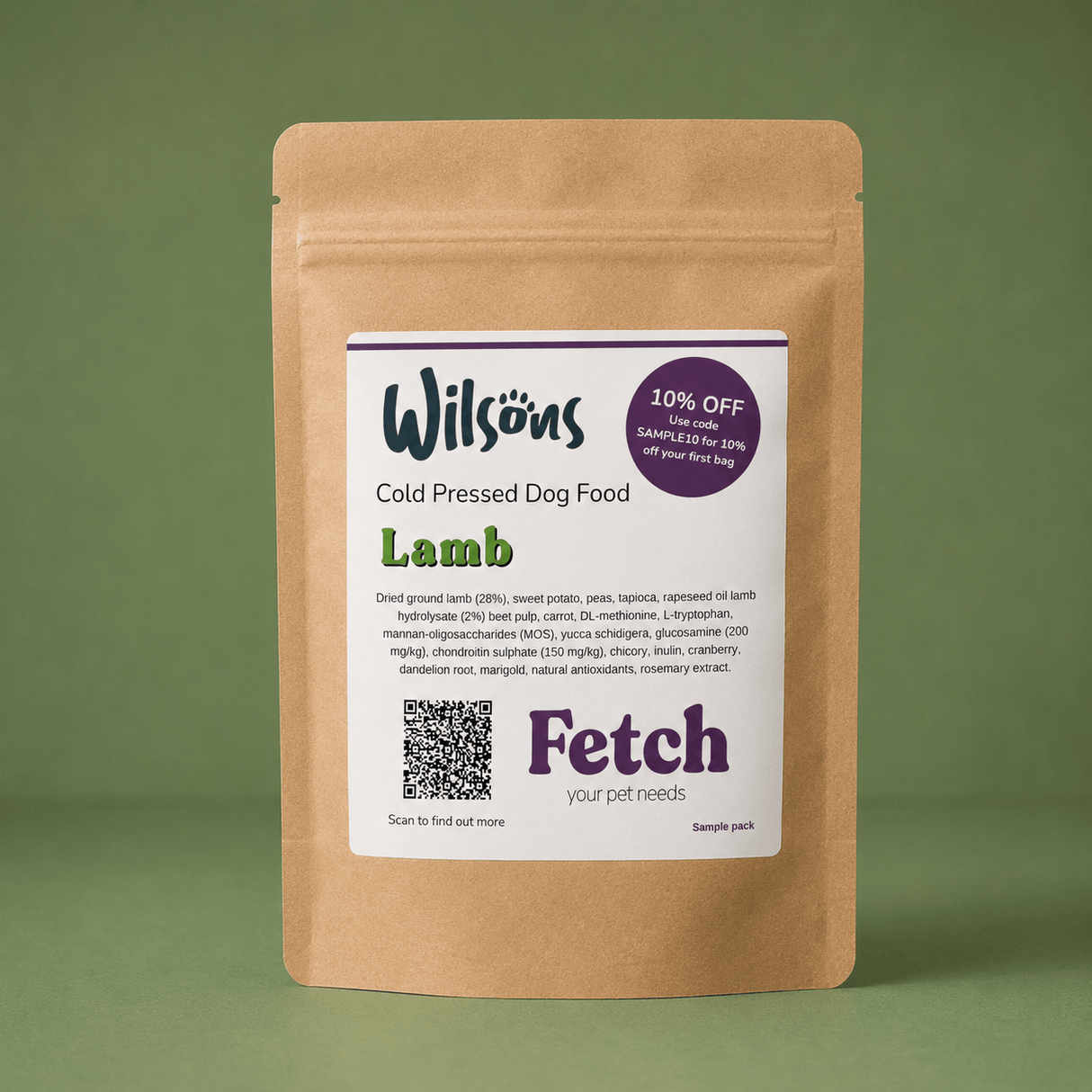 Wilsons Cold Pressed Samples