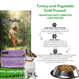 Cobbydog Turkey and Veg Cold Pressed Dog Food