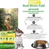 Cobbydog Immunity Impact Duck Dinner Cold Pressed Dog Food