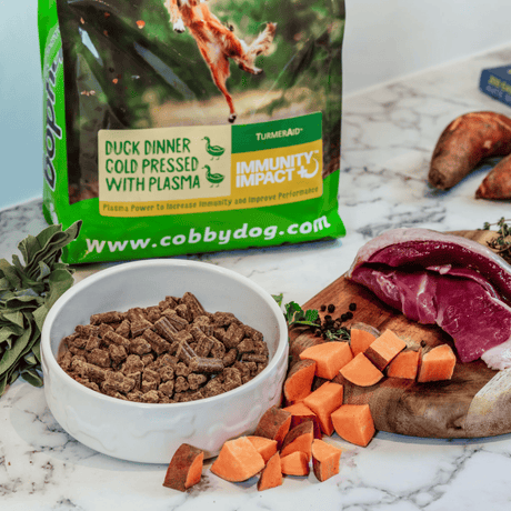 Cobbydog Immunity Impact Duck Dinner Cold Pressed Dog Food