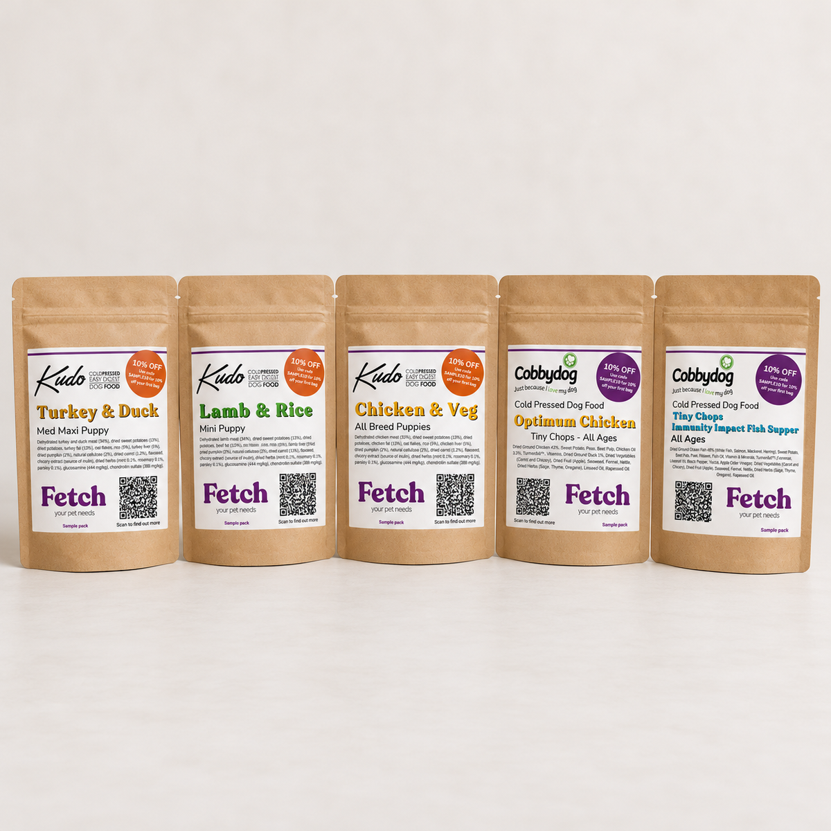 Cold Pressed Tester Bundle for Puppies