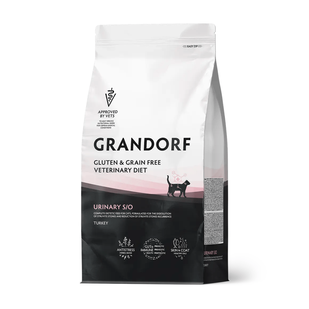 Grandorf Vet Urinary S/O Cat Food - Turkey