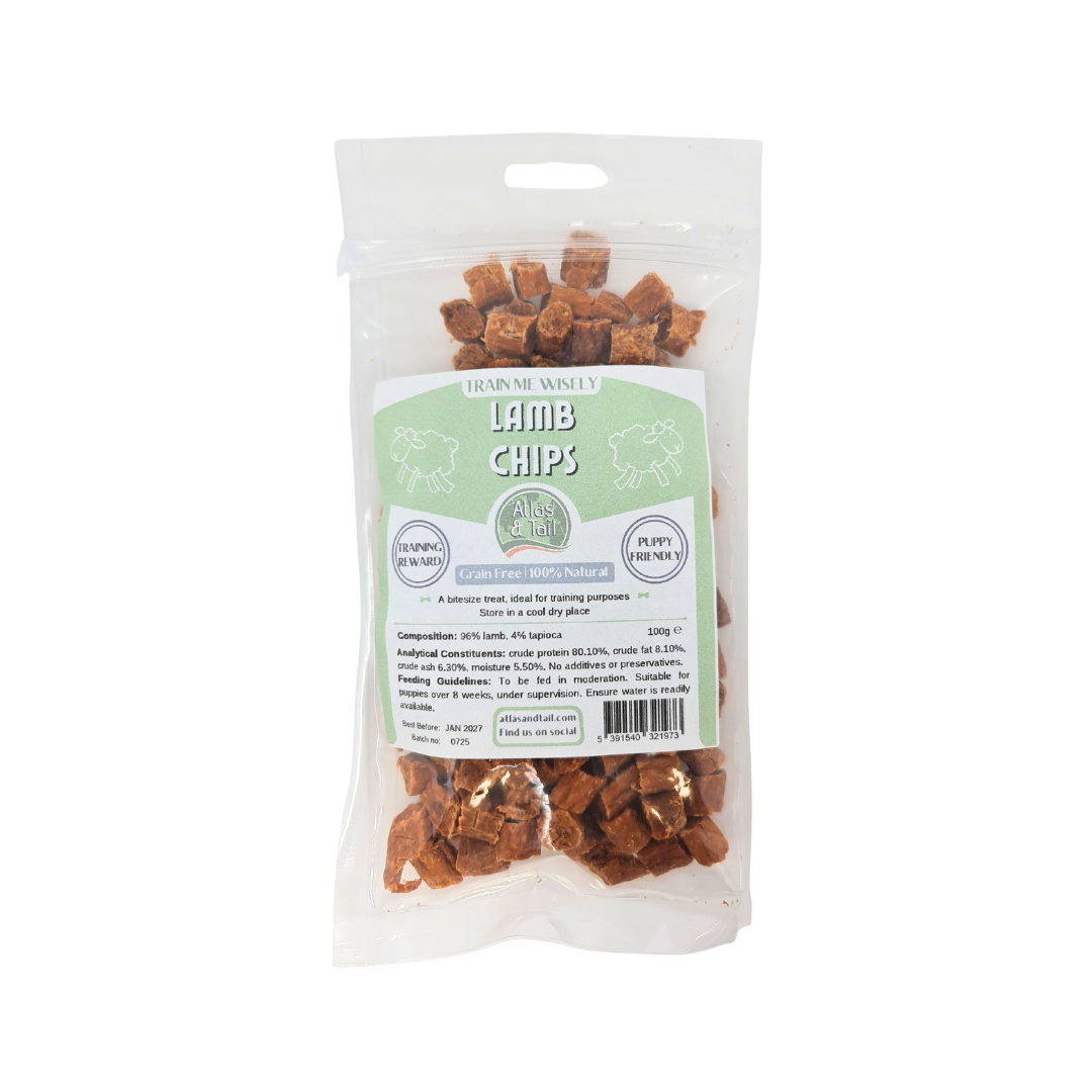 Ostrich Chips - Training Treats 100g