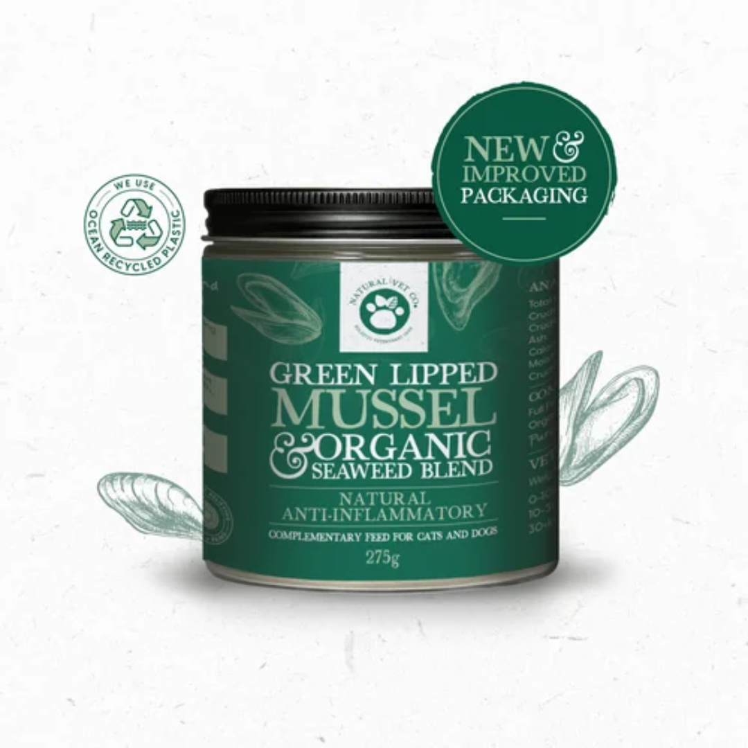Natural Vet Co. Green Lipped Mussel & Organic Seaweed Blend