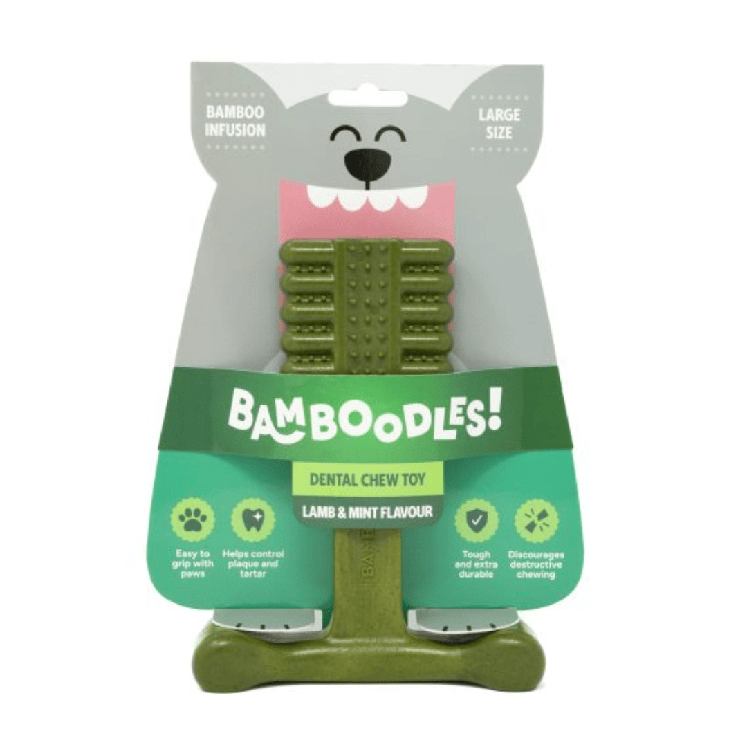 Bamboodles T-Bone Dog Chew - Mint