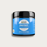 The Four Leaf Rover - Protect - Soil Based Pro & Prebiotics tub 231g against a white background.