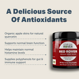The key benefits of Four Leaf Rover Red Rover - Organic Berry Blend 76.5g