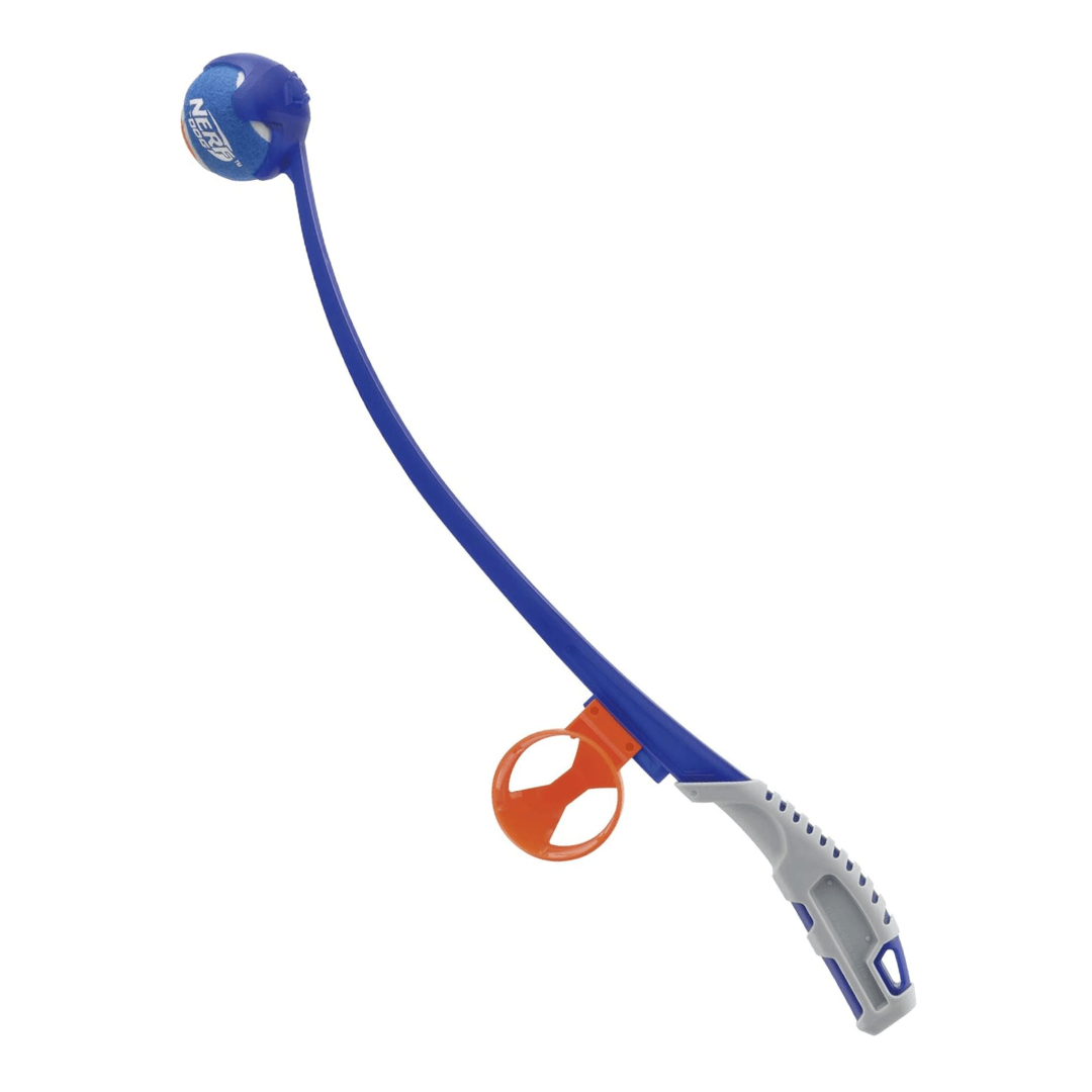 Nerf Dog Launcher with Ball & Ball Clip 25"