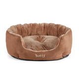 Brown Bunty Polar  pet bed with 'Bunty' branding on a white background