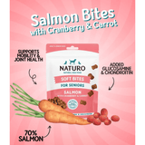 Naturo Senior Dog Salmon Soft Bite Treats
