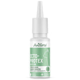A bottle of AniForte Ektoprotex Spot-on veterinary treatment with a white cap and a light green label, shown on a plain white background.