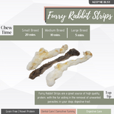 Furry Rabbit Strips 250g